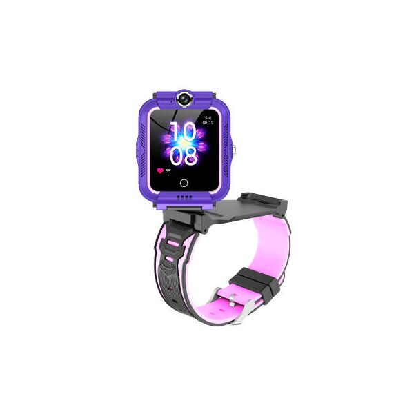 Ceas smartwatch pentru copii YQT-T17G, Violet, Culoare: Violet