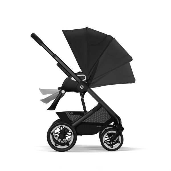 Carucior Cybex, Talos S Lux 2 in 1 BLK, Moon Black, Culoare: Negru