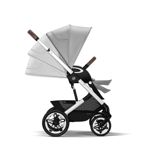 Carucior Talos S Lux Cybex SLV, Lava Grey, Culoare: Gri