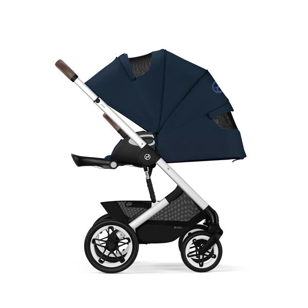 Carucior Cybex, Talos S Lux 2 in 1 SLV, Ocean Blue, Culoare: Bluemarin