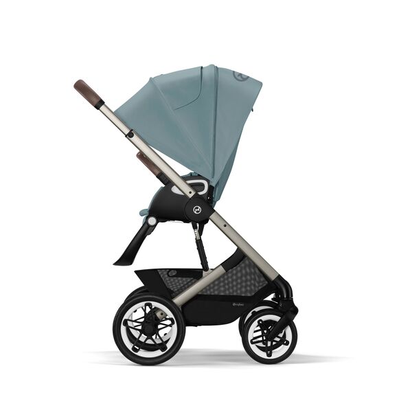Carucior Cybex, Talos S Lux 2 in 1 TPE, Sky Blue, Culoare: Albastru Deschis