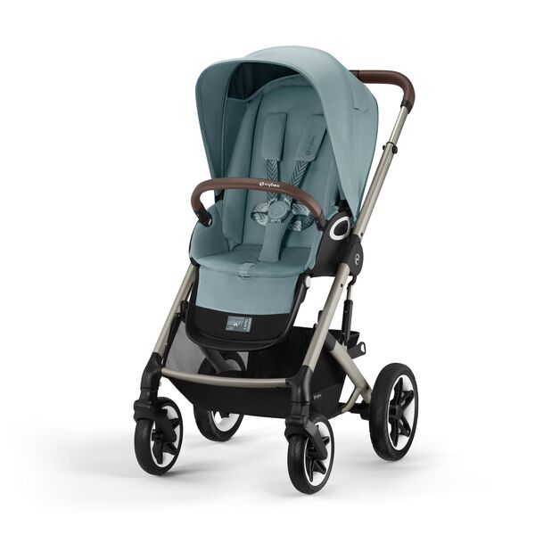 Carucior Cybex, Talos S Lux 2 in 1 TPE, Sky Blue, Culoare: Albastru Deschis
