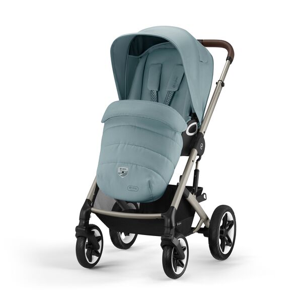 Carucior Cybex, Talos S Lux 2 in 1 TPE, Sky Blue, Culoare: Albastru Deschis