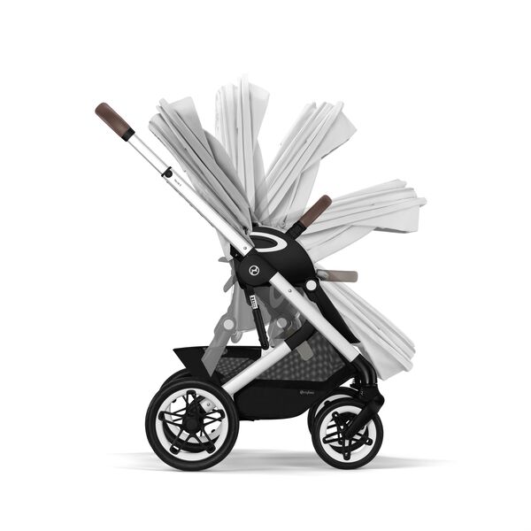 Carucior Talos S Lux Cybex SLV, Lava Grey, Culoare: Gri