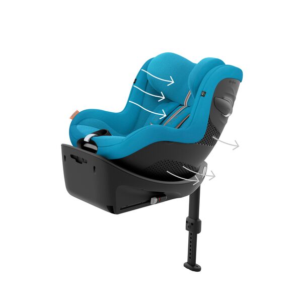 Scaun Auto Cybex Sirona G i-Size Plus, Beach Blue, Culoare: Albastru