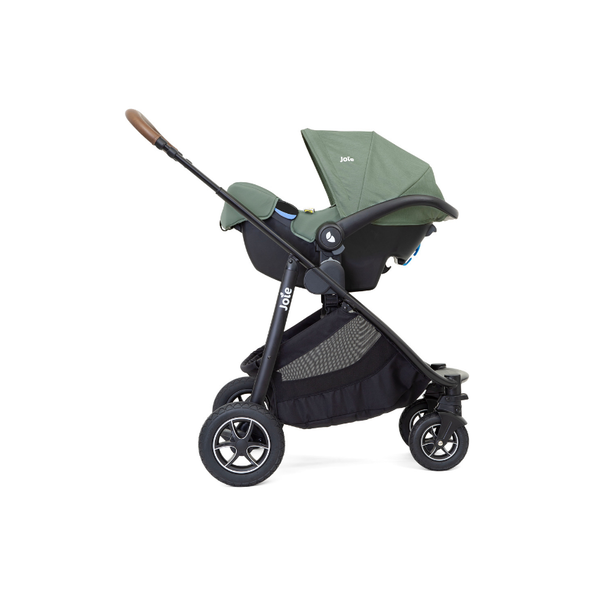 Joie - Scoica auto i-Snug 2 cu tetiera reglabila, 40-75 cm, Laurel, testata ADAC si certificata R129
