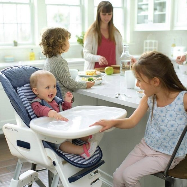 Joie - Scaun de masa Mimzy Spin 3 in 1 Tile