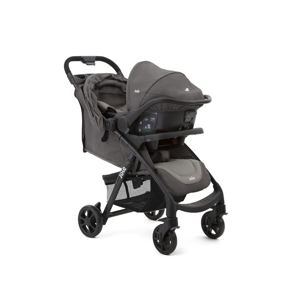 Joie - Scoica auto i-Size i-Juva Cobblestone, 40-75 cm, certificata R129